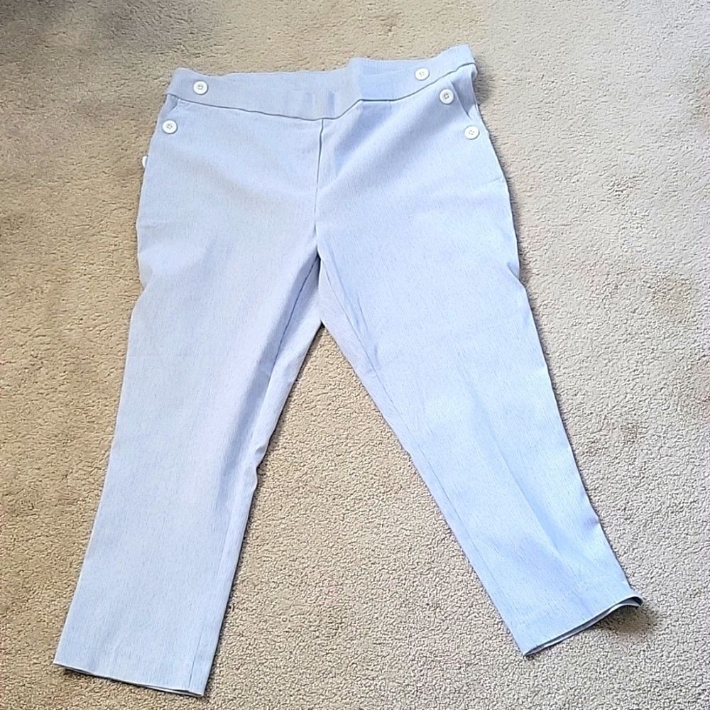 Jules n Leopold pull on light blue summer dress pants 👖 XL